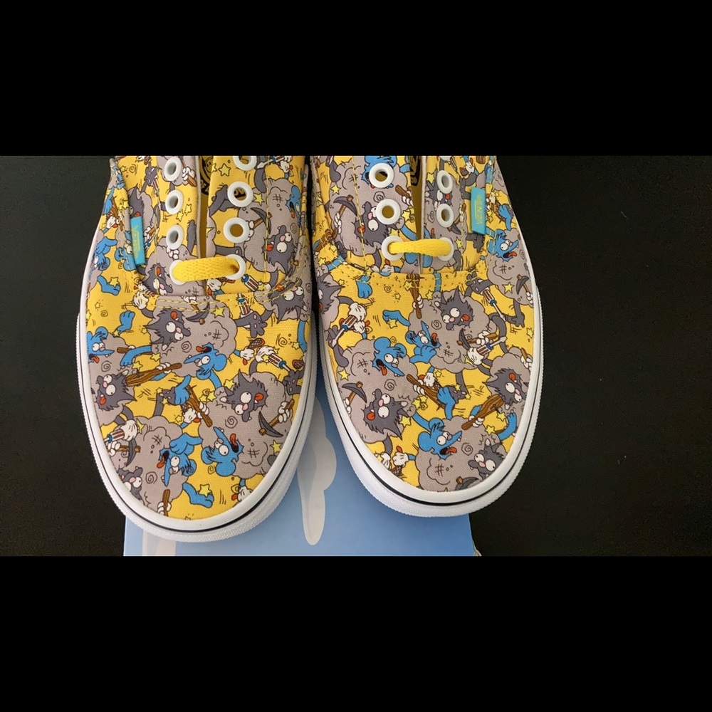 New Simpsons Vans Collab Itchy Scratchy Women’s 11 Sneakers Collect VN0A4VB41UF - Picture 10 of 16